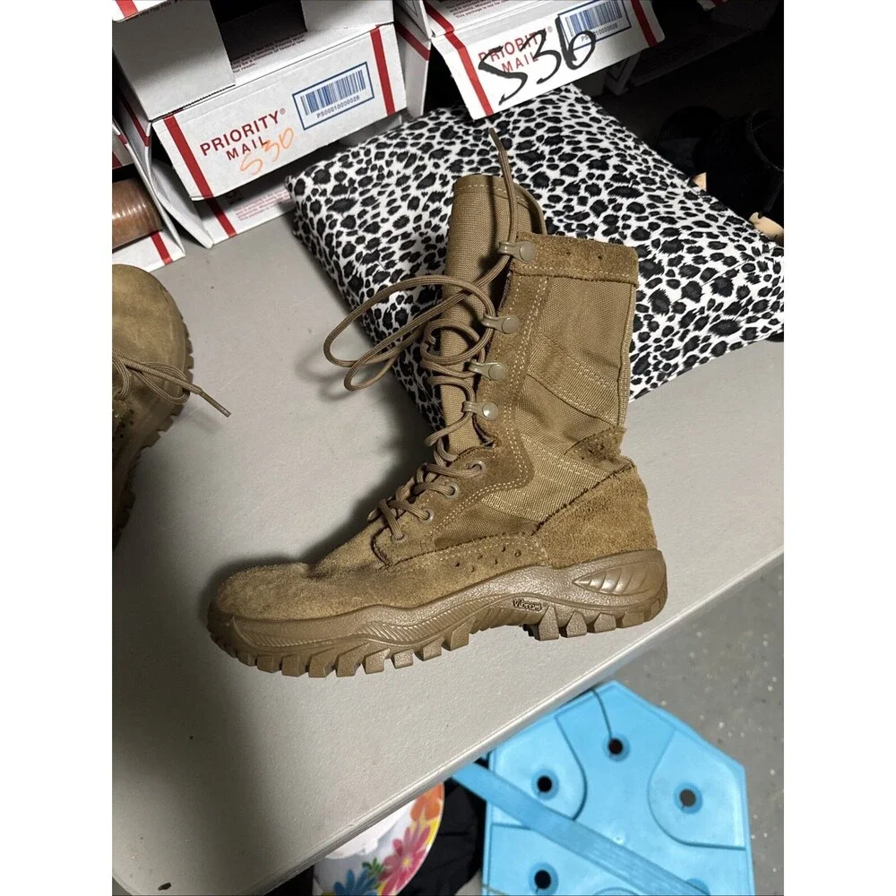 Mens Belleville Coyote Brown Flyweight C320 Boots Sz 5R Excellent Used Condition